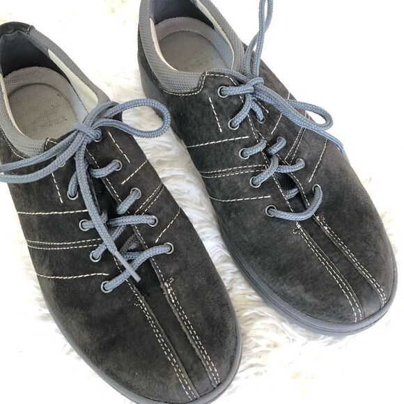 DANSKO BRANDI SUEDE LACE UP LOW CUT‎ SNEAKERS SZ 38 - Picture 7 of 8